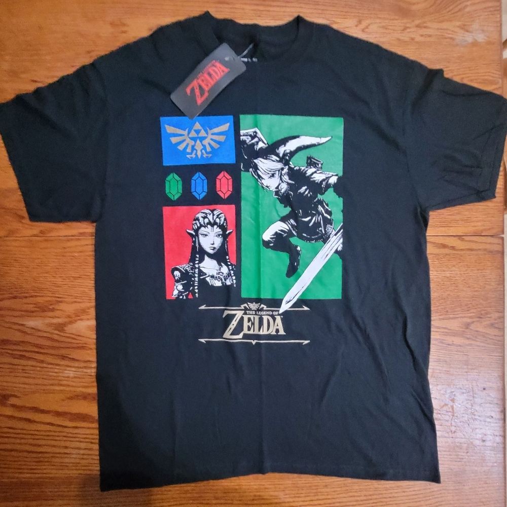 Men's NWT 2020 Legend of Zelda Officially Licensed Graphic T-Shirt Sz Large